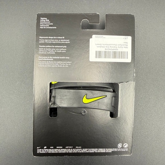 Nike Alpha Grip Training Gloves Weight Lifting Fitness Gym 129-862 Medium - Picture 2 of 6